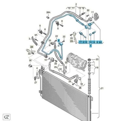 Klimaleitung Schlauch Klimaanlage VW T6 7E1820741H