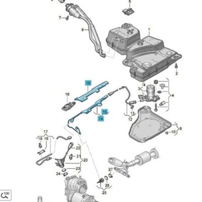 Förderleitung für Reduktionsmittel Audi Seat Skoda VW 5QF131961D