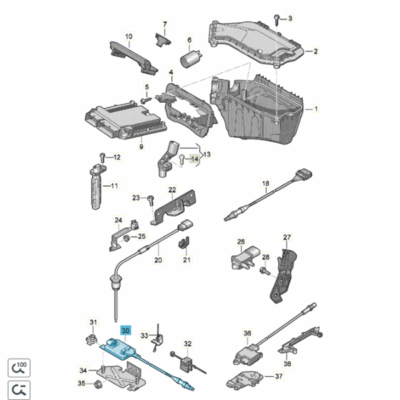 Lambdasonde NOx-Sensor Audi Q5 8R0907807AG