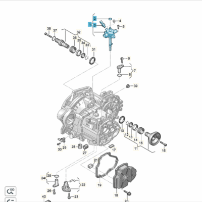 Schalteinheit Schalter Schaltgetriebe VW T5 T6 02Z301230AA
