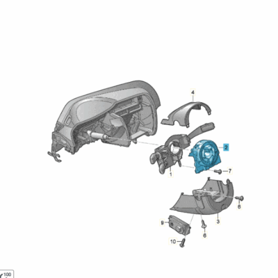 Wickelfeder mit Lenksäulenelektronik A6 A7 4G0953568A