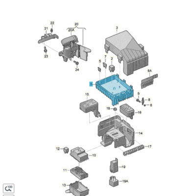 E-Box Audi Seat Skoda VW 3C0937125A