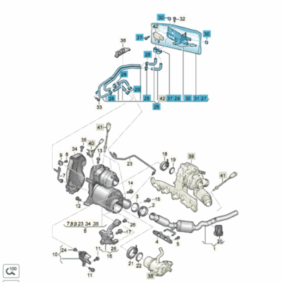 Steuerleitung Drucksensor Audi Seat Skoda VW 04L131552HP