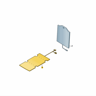 Sitz Heizelement Einzelsitz Sitzheizung vorn VW T6 7E5963505B