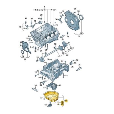 Ölwanne Motorölwanne Unterteil Audi Q7 VW Touareg 059103602F