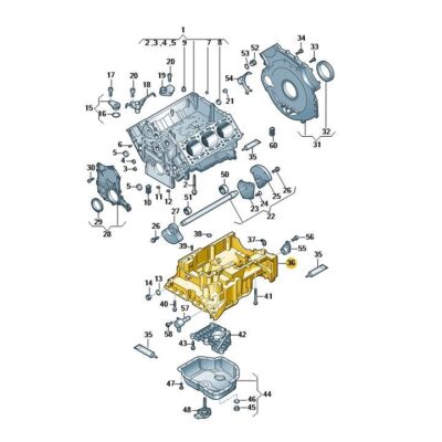 Ölwanne Motorölwanne-Oberteil Audi Q7 VW Touareg 059103603AP