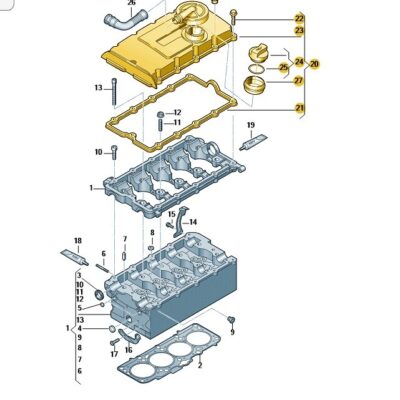 Zylinderkopfhaube Audi A4 A5 A6 Q5 03L103469A