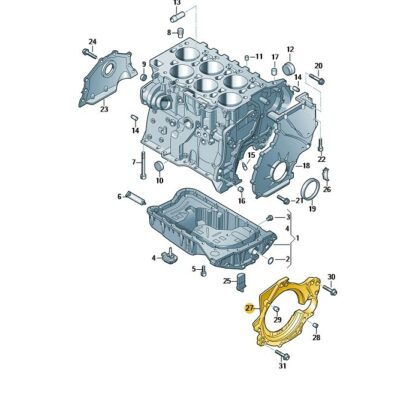 Zwischenplatte VW Phaeton 022103551A