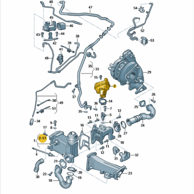 AGR Ventil Audi A6 A7 A8 Q5 VW Touareg 059131503AL