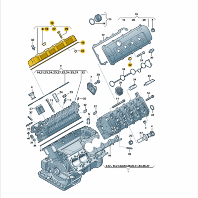 Zylinderkopfhaube Ventildeckel Audi A6 A8 Q7 Touareg 079103472AF