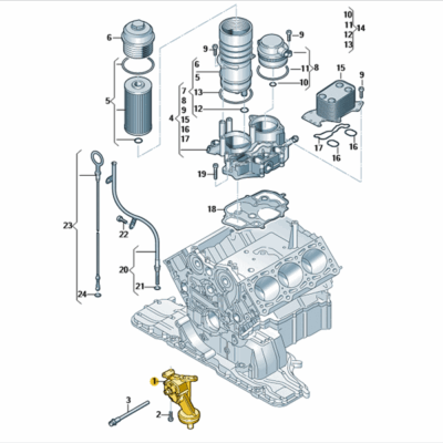 Ölpumpe Audi Q7 VW Touareg 059115105CB