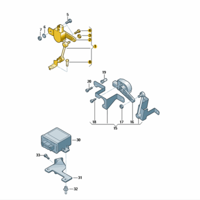 Niveausensor Audi A3 Skoda Octavia VW Golf 1K0941274B