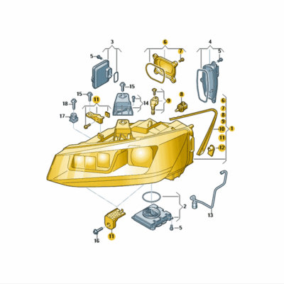 LED Scheinwerfer vorne links Audi Q2 81A941773D