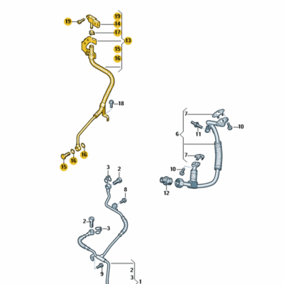 Ladeluftschlauch Druckschlauch VW Crafter 2N0145828P