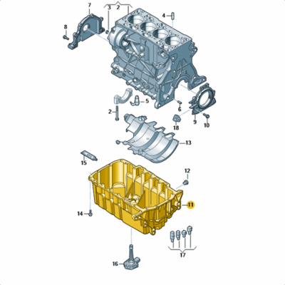Ölwanne Motorölwanne VW Crafter 04L103603AC