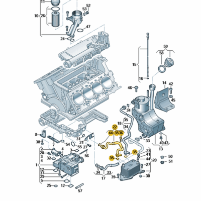 Ölschlauch Schlauch Audi R8 420117413K