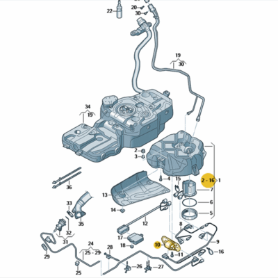 Pumpe für Reduktionsmittel Audi A4 Q5 8K0131899K