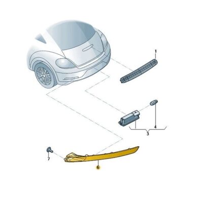 LED Schlussleuchte Rückleuchte Rücklicht rechts VW Beetle 5C5945702H