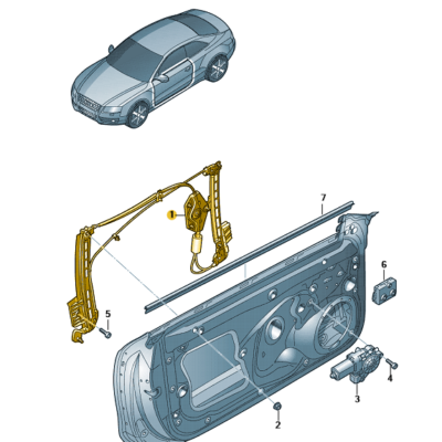 Reparatursatz Fensterheber links Audi A5 RS5 Coupe 8T0898461