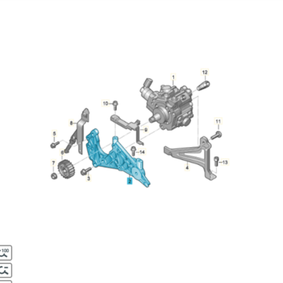 Konsole für Hochdruckpumpe Audi A4 A6 A8 VW Touareg 059130147Q
