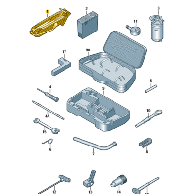 Wagenheber Audi TT R8 8J0011031C