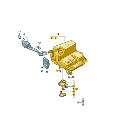 Reduktionsmitteltank Audi A6 A7 4K0131879D