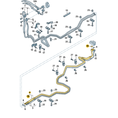 Kältemittelleitung Klimaleitung VW T6 7E3820888A