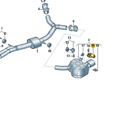 Stellmotor für Abgasklappe Audi RS4 RS5 8S0133246A