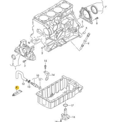 Silikon Dichtmittel Ölwanne Audi Seat Skoda VW D  176404M2