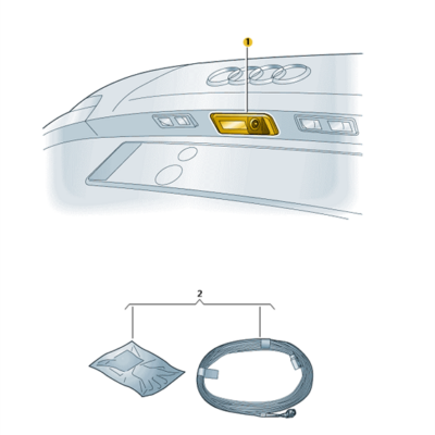 Rückfahrkamera Kamera Audi A1 Q2 Q3 83A054634A