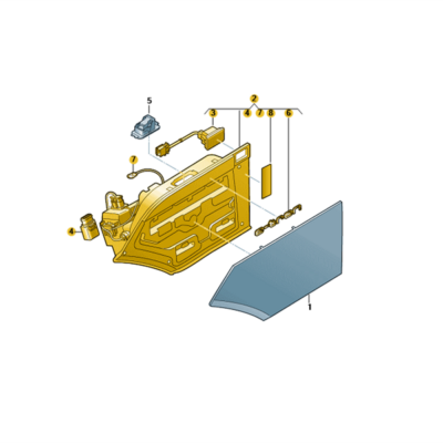 Einsatz links Ladesteckdose Audi e-tron 4KE810001C