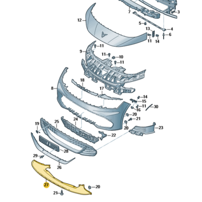 Frontspoiler Spoiler Cupra Born 10E805915 9B9