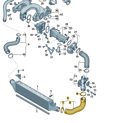 Druckschlauch Audi A6 A7 4G0145709AB